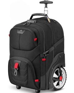 MATEIN 17 Inch Rolling Laptop Backpack with Wheels
