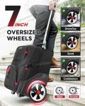 MATEIN 17 Inch Rolling Laptop Backpack with Wheels