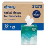Bulk Facial Tissue Cube Boxes, 2-Ply, 90 Tissues