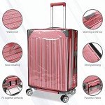 JZRTravel Clear PVC Suitcase Cover Set - 3 Pieces