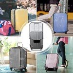 JZRTravel Clear PVC Suitcase Cover Set - 3 Pieces