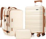 Romtour 3-Piece Hard Shell Luggage Set