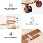 Romtour 3-Piece Hard Shell Luggage Set