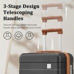 3-Piece Lightweight Spinner Luggage Set for Travel