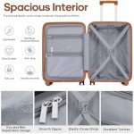 Romtour 3-Piece Hard Shell Luggage Set