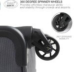 Lightweight 3-Piece Softside Luggage Set with Spinner Wheels