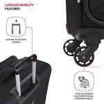 SwissGear 4010 Black 27-Inch Softside Spinner Luggage