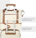 Joyway 20-Inch Expandable Spinner Carry-On Suitcase