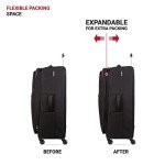 SwissGear 4010 Black 27-Inch Softside Spinner Luggage