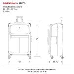 SwissGear 4010 Black 27-Inch Softside Spinner Luggage