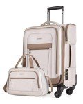 BAGSMART 20" Expandable Carry-On Luggage Set