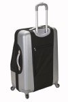 Rockland Rome 3-Piece Black Spinner Luggage Set