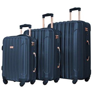 Kensie Alma Midnight Blue 3-Piece Luggage Set