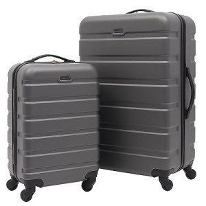 Charcoal 2-Piece Harper Luggage Set by Travelers Club