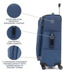 Travelpro Tourlite 25" Expandable Spinner Luggage - Blue