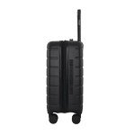 Wrangler 4-Piece Black Tall Trunk Luggage Set