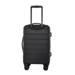 Wrangler 4-Piece Black Tall Trunk Luggage Set