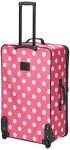 Rockland Polka Dot Lightweight 4-Piece Luggage Set