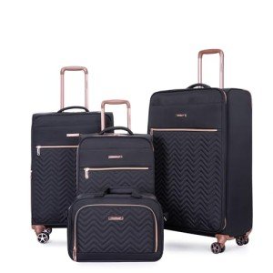4-Piece Softside Luggage Set with Duffel Bag