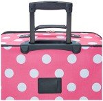 Rockland Polka Dot Lightweight 4-Piece Luggage Set