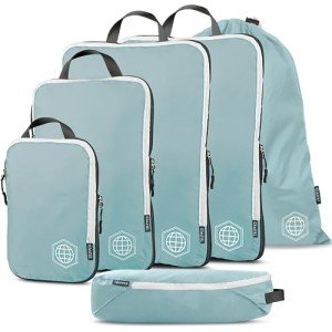 Extra Large 6-Piece Compression Packing Cube Set