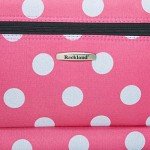 Rockland Polka Dot Lightweight 4-Piece Luggage Set