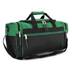 DALIX 21" Green Sports Duffle Bag with Strap