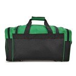 DALIX 21" Green Sports Duffle Bag with Strap