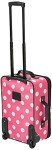 Pink Dots Expandable Softside Luggage Set - 2 Piece