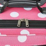 Pink Dots Expandable Softside Luggage Set - 2 Piece