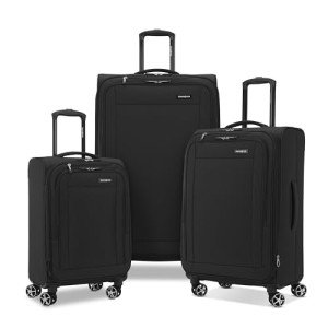 Samsonite Saire LTE Black Expandable Luggage Set