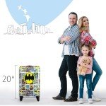 Batman 20-Inch Spinner Luggage for Kids