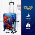 Spider-Man Kids Carry-On Luggage with Spinner Wheels