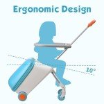 Joytravel Kids Ride-On Luggage with Spinner Wheels