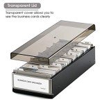 MaxGear Business Card Holder with A-Z Tabs