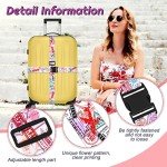 Patelai Adjustable Luggage Straps - 4 Pack