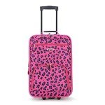 Magenta Leopard Rockland Softside Luggage Set - 2-Piece