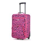 Magenta Leopard Rockland Softside Luggage Set - 2-Piece