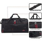 24-Inch Lightweight Canvas Duffle Bag - 55L