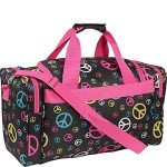 Black Rockland Duffel Bag - 18.5"x10.5"x8.5
