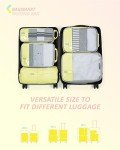 BAGSMART 6-Piece Lightweight Packing Cubes Set