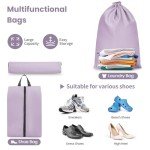 Purple Packing Cubes Set for Travel - 8 Sizes