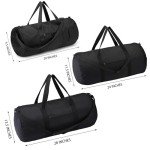 Vorspack 20-Inch Foldable Duffel Bag - Black