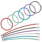 Uniclife 4-Inch Keychain Cable Holder - 12 Pack