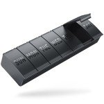 Weekly Pill Organizer for Travel and Supplements