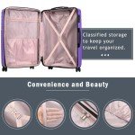Lightweight 3-Piece Hardshell Luggage Set with TSA Lock