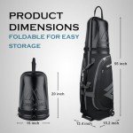 MOCTOUR Lightweight Golf Travel Bag with Wheels