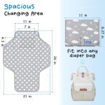 Portable Baby Changing Pad - Waterproof & Compact
