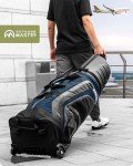 Lightweight Golf Travel Bag with Wheels - Blue