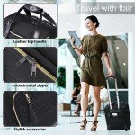 Coolife 16-Inch Lightweight Underseat Rolling Luggage